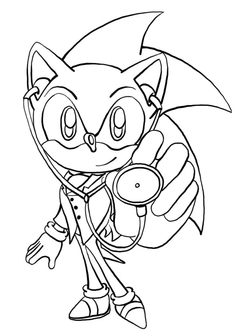 110+ Sonic Hedgehog Coloring Pages for Sonic Fans 14