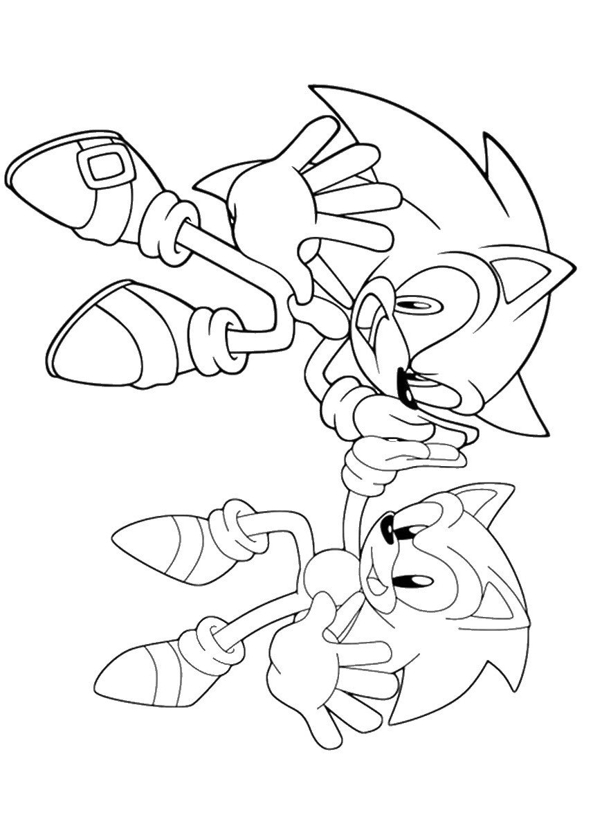 110+ Sonic Hedgehog Coloring Pages for Sonic Fans 23