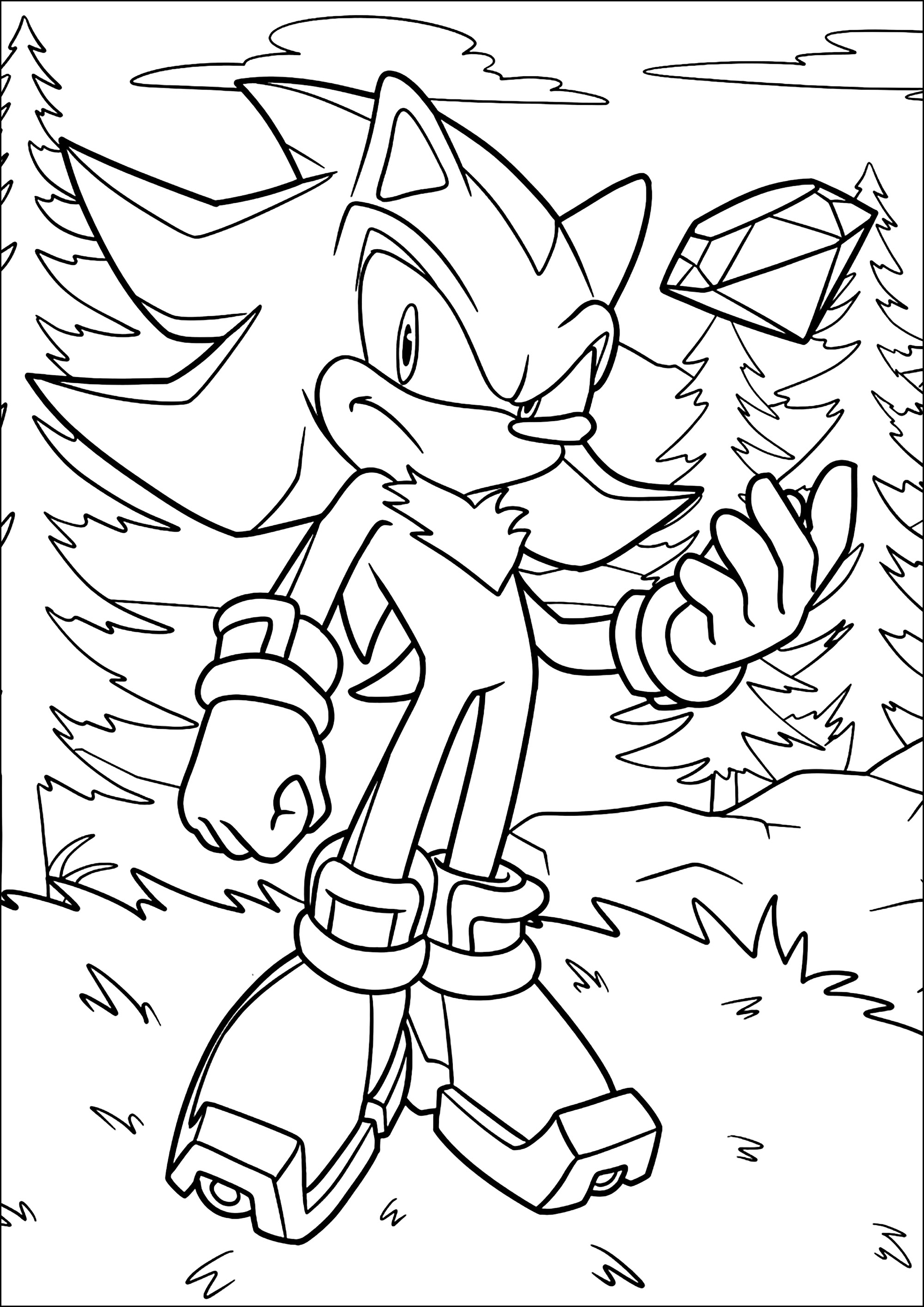 110+ Sonic Hedgehog Coloring Pages for Sonic Fans 24