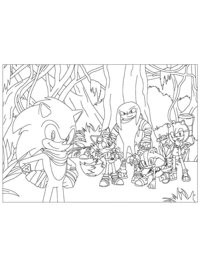 110+ Sonic Hedgehog Coloring Pages for Sonic Fans 25