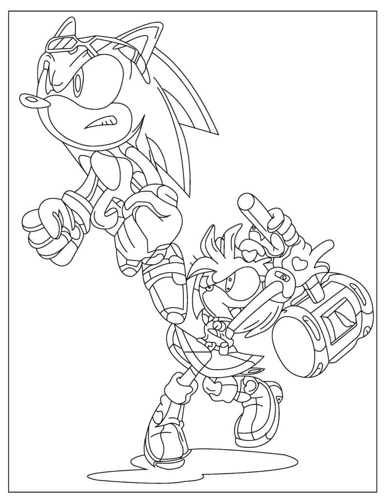 110+ Sonic Hedgehog Coloring Pages for Sonic Fans 29