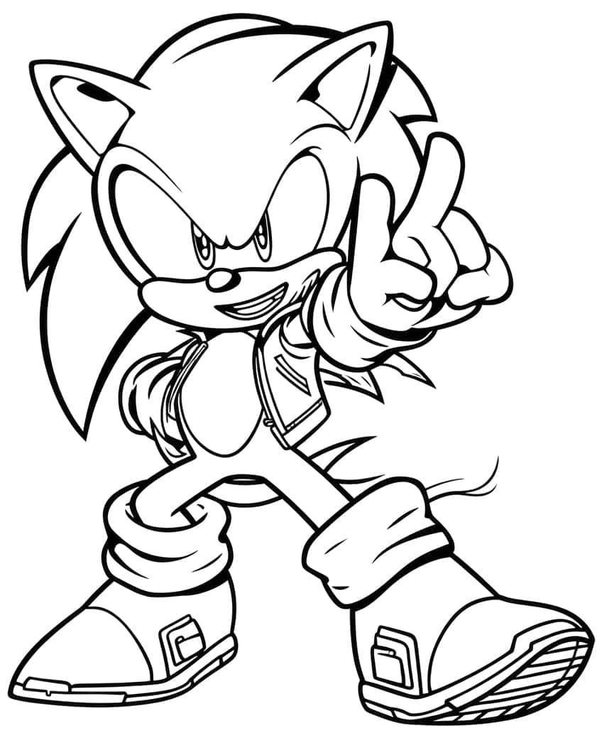 110+ Sonic Hedgehog Coloring Pages for Sonic Fans 33