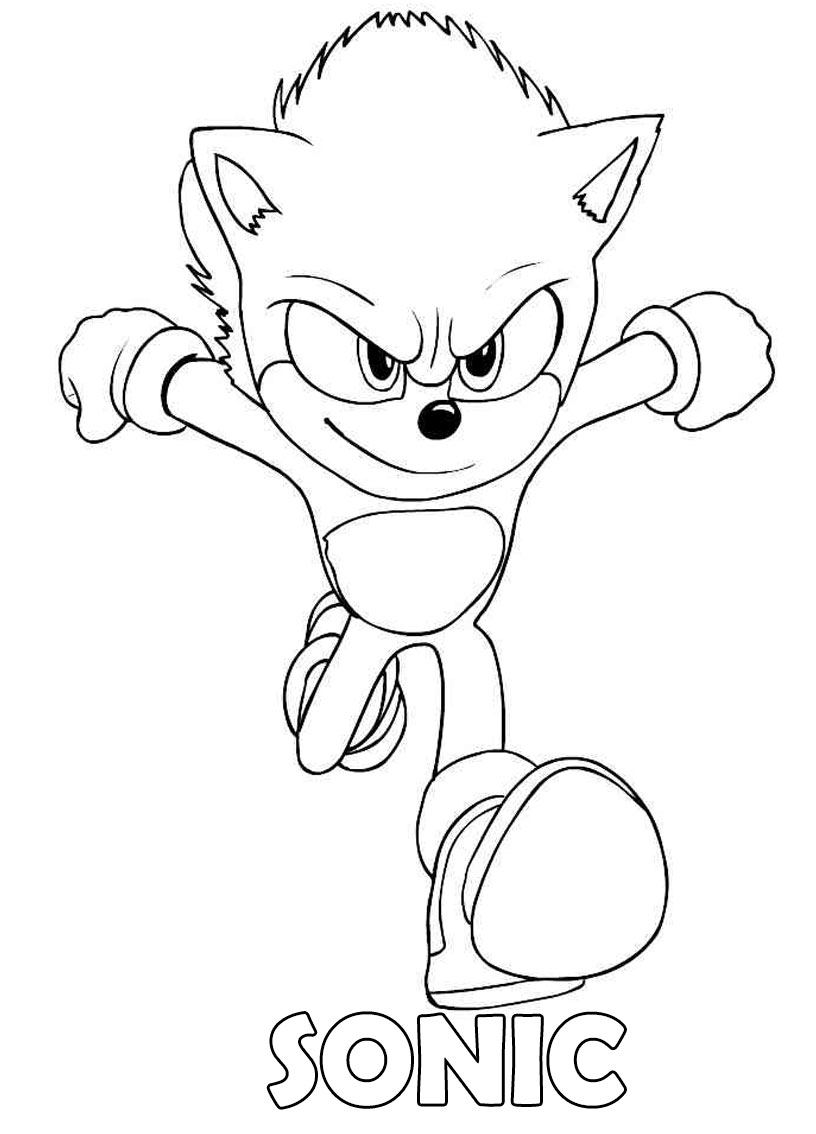 110+ Sonic Hedgehog Coloring Pages for Sonic Fans 42