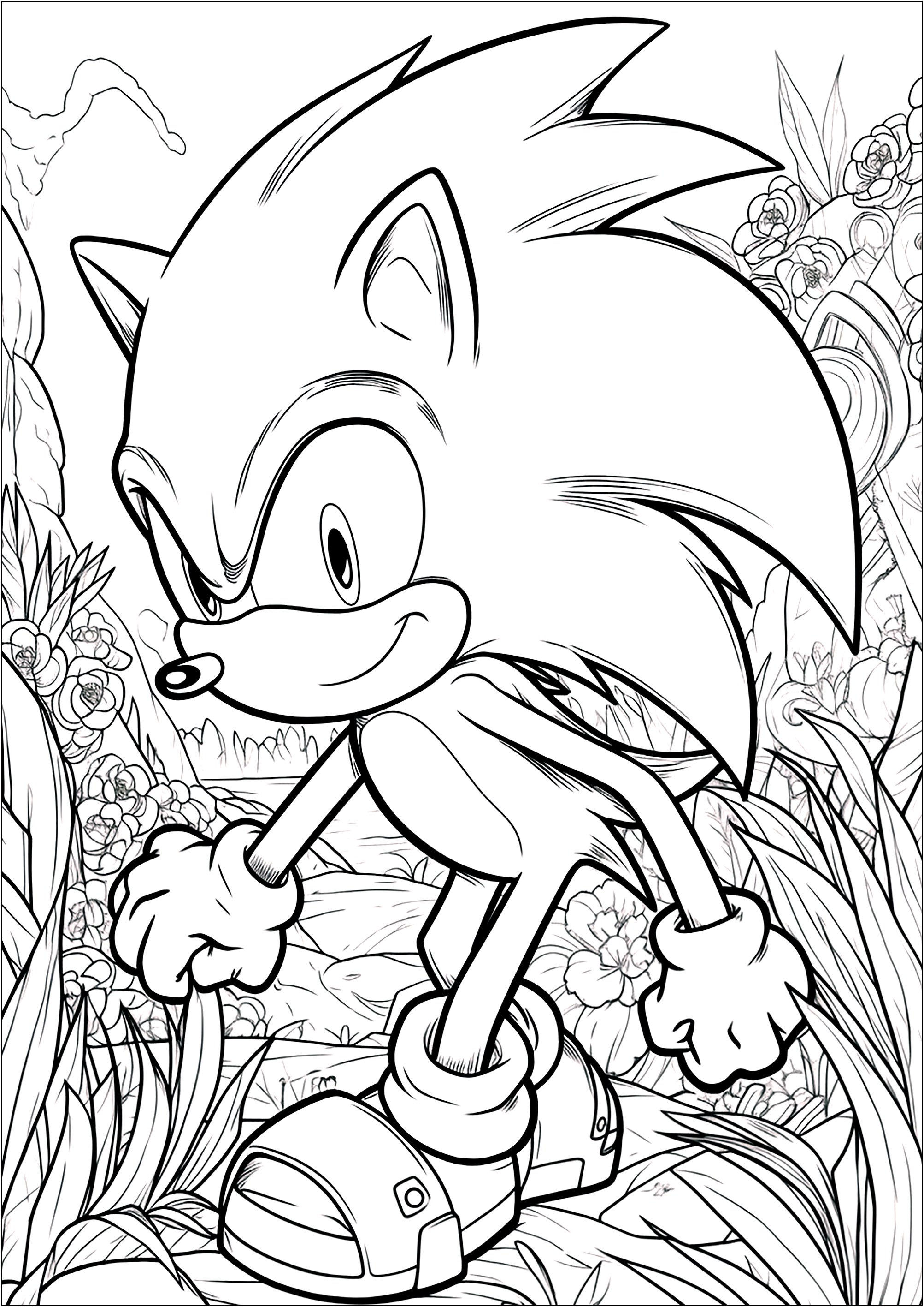 110+ Sonic Hedgehog Coloring Pages for Sonic Fans 47