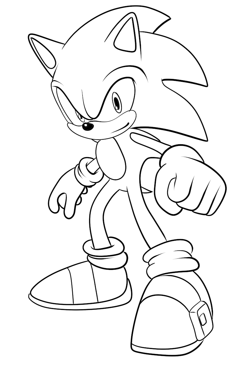 110+ Sonic Hedgehog Coloring Pages for Sonic Fans 82