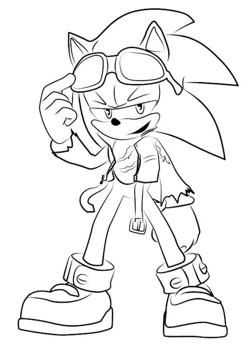 110+ Sonic Hedgehog Coloring Pages for Sonic Fans 99