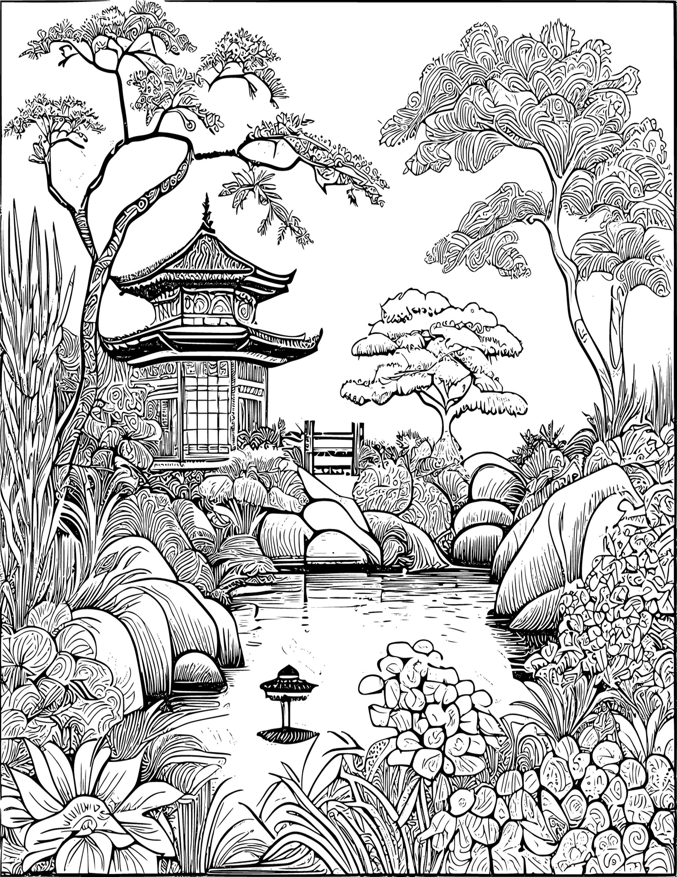 119 Japan Coloring Pages Printable 1