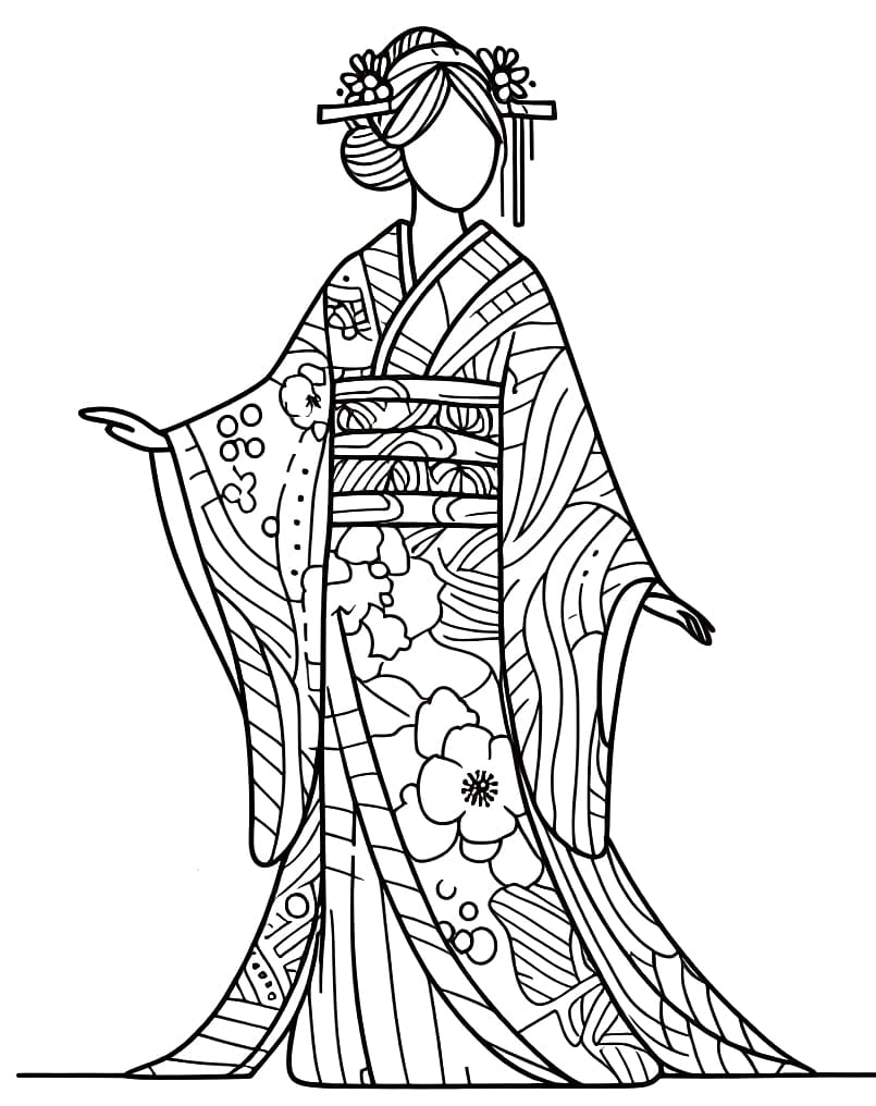 119 Japan Coloring Pages Printable 112