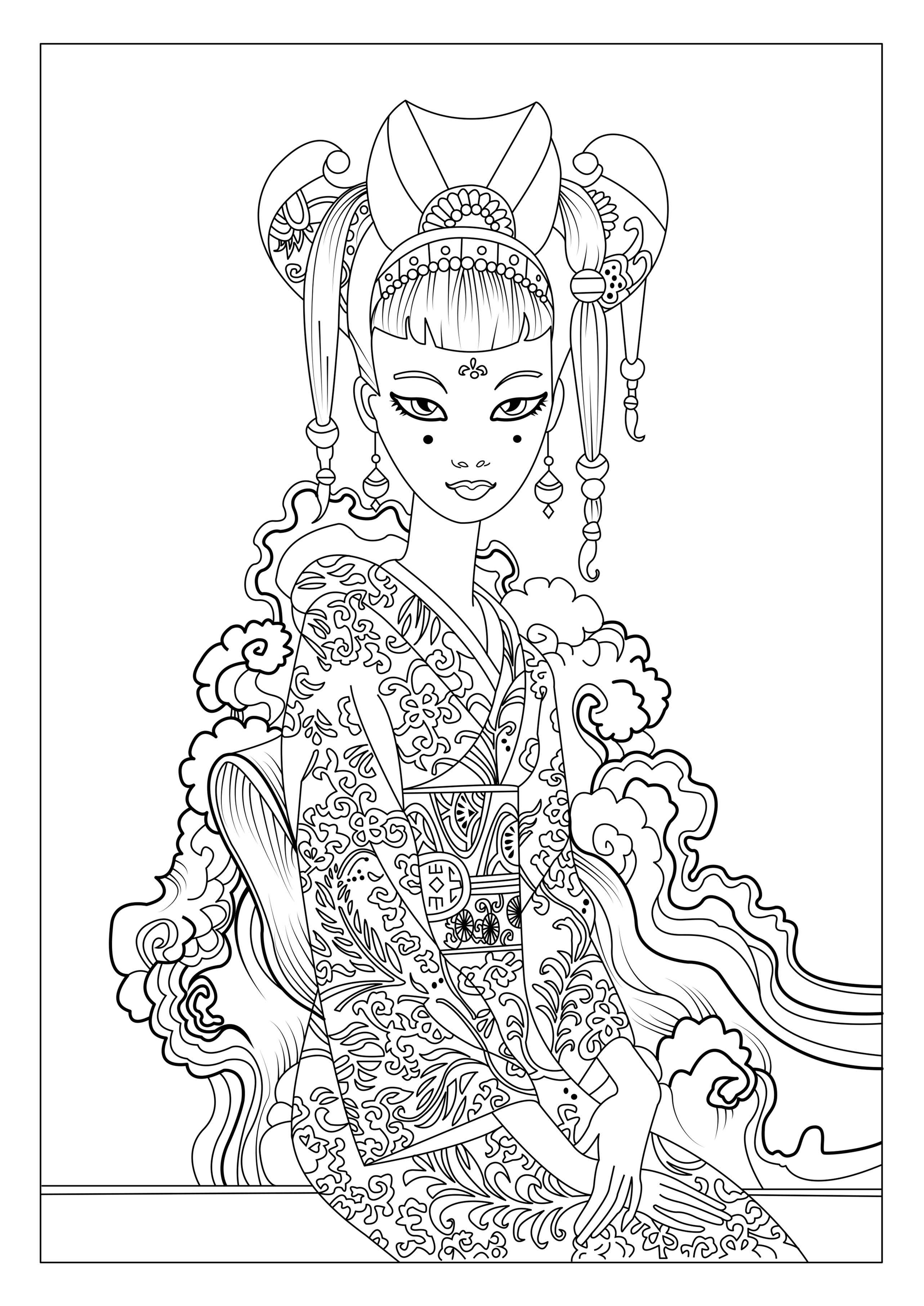 119 Japan Coloring Pages Printable 22