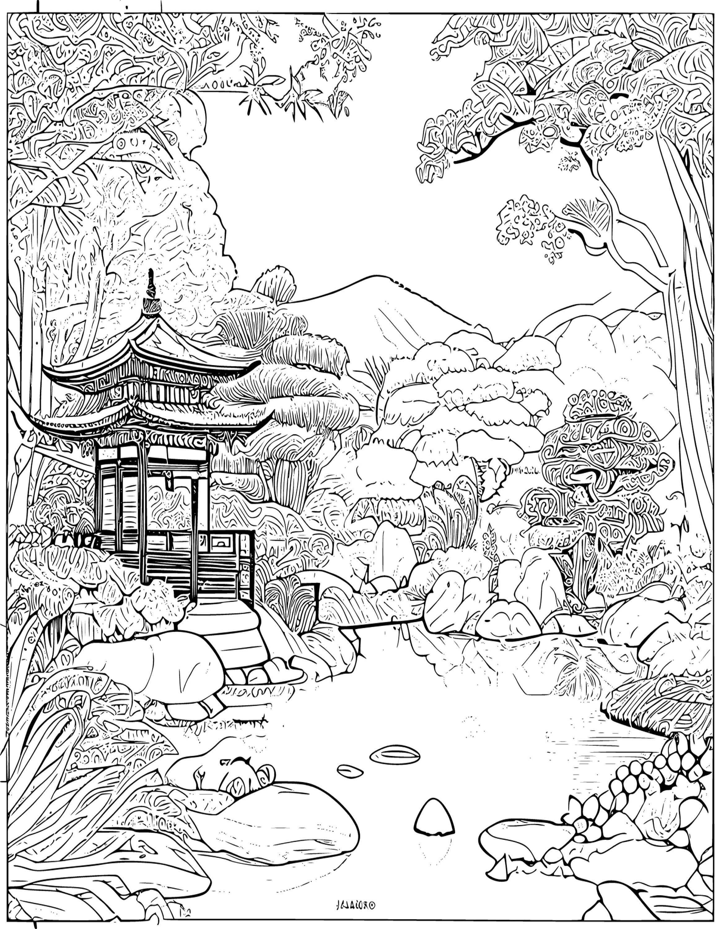 119 Japan Coloring Pages Printable 30