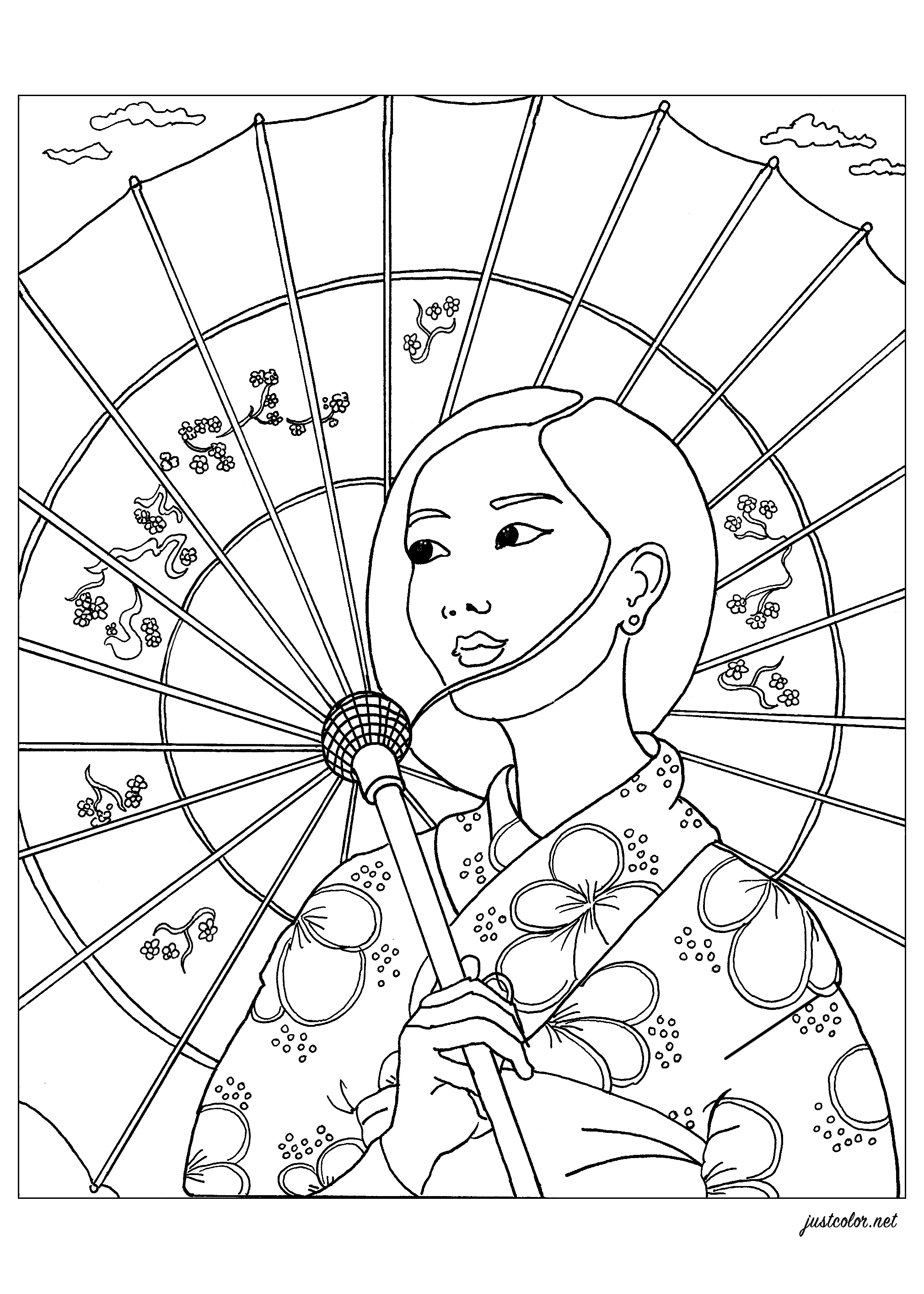 119 Japan Coloring Pages Printable 34