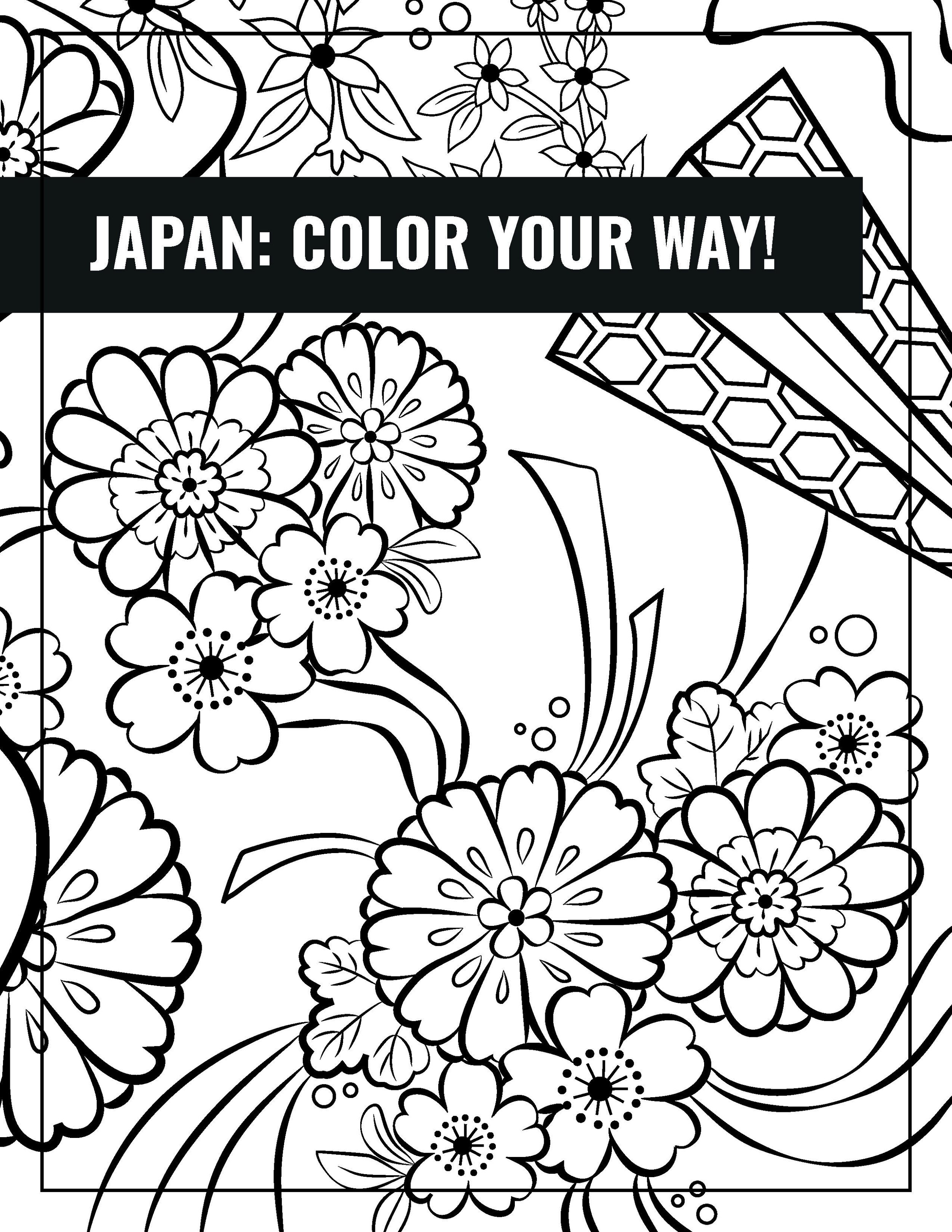 119 Japan Coloring Pages Printable 85