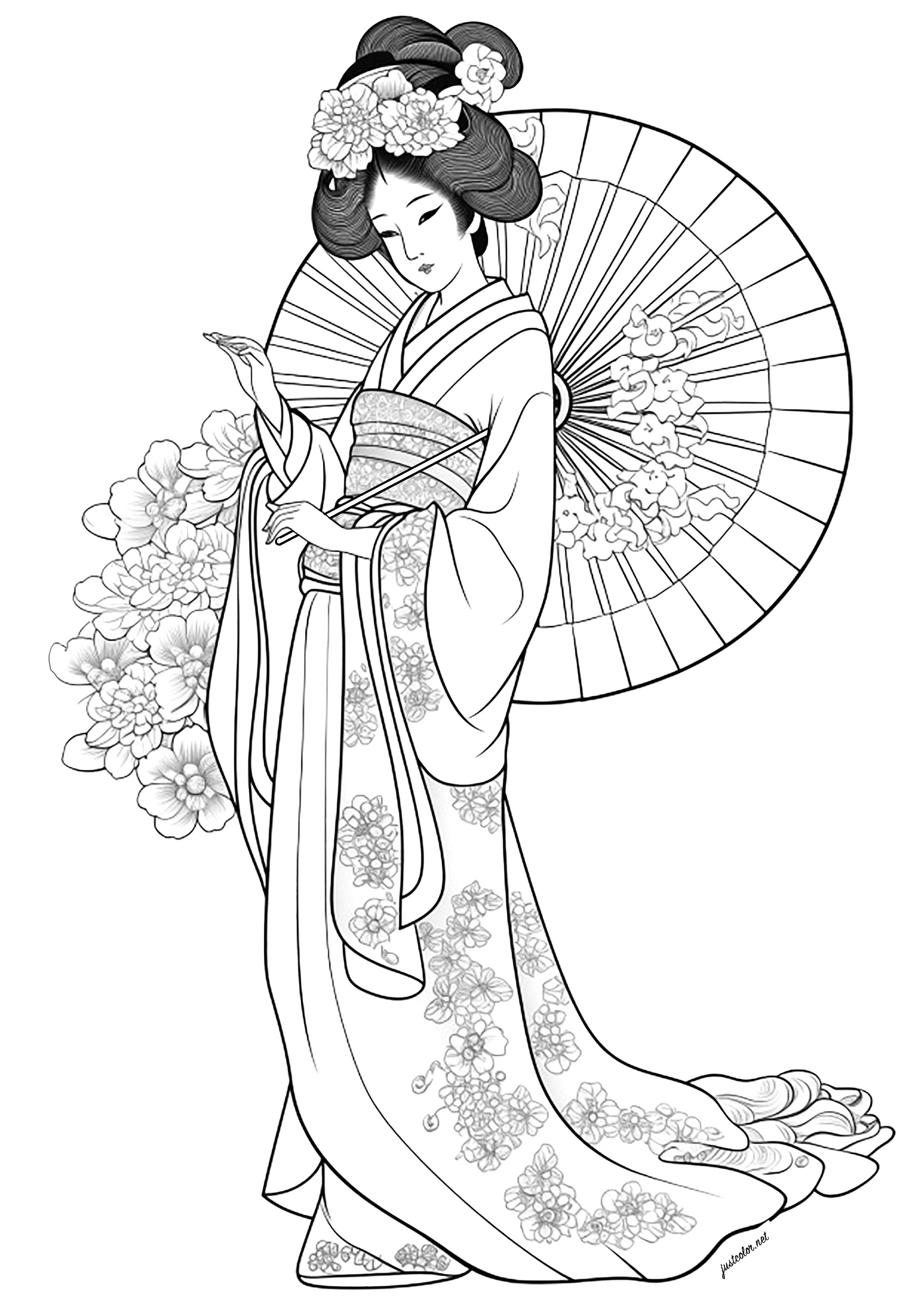 119 Japan Coloring Pages Printable 9