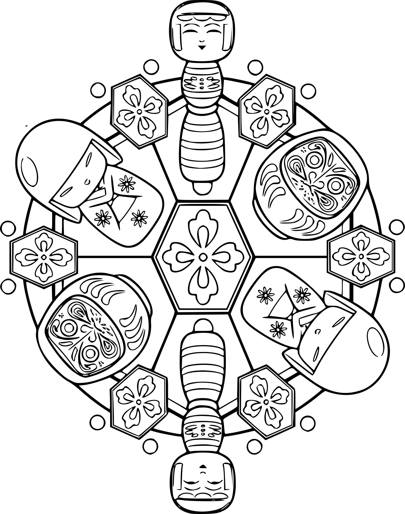 119 Japan Coloring Pages Printable 96