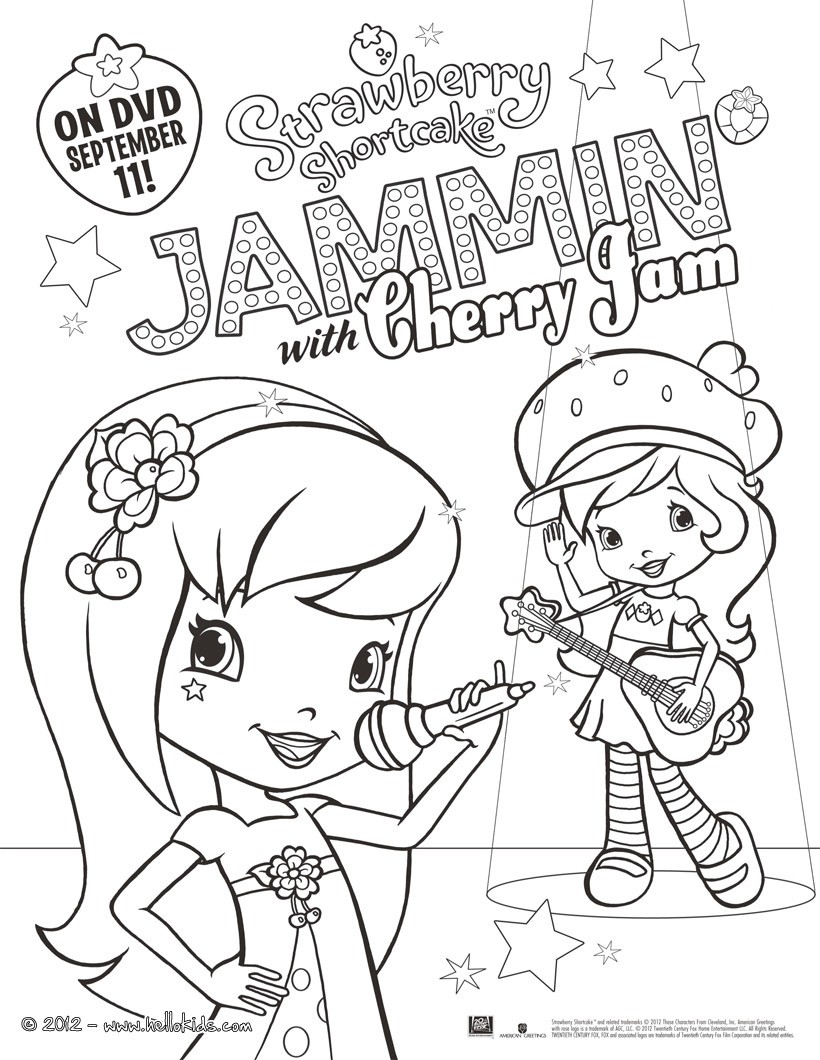 130+ Strawberry Shortcake Coloring Page for Sweet Fun 10