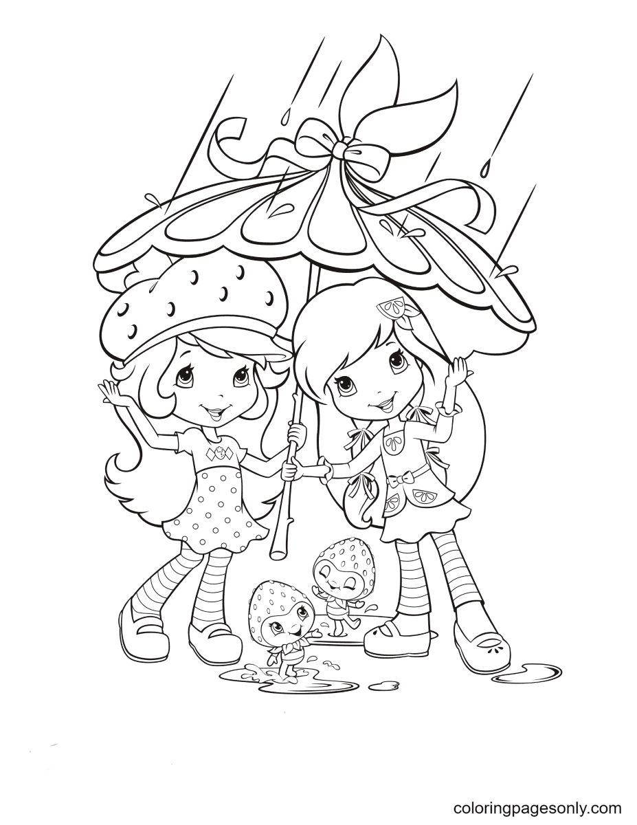 130+ Strawberry Shortcake Coloring Page for Sweet Fun 11