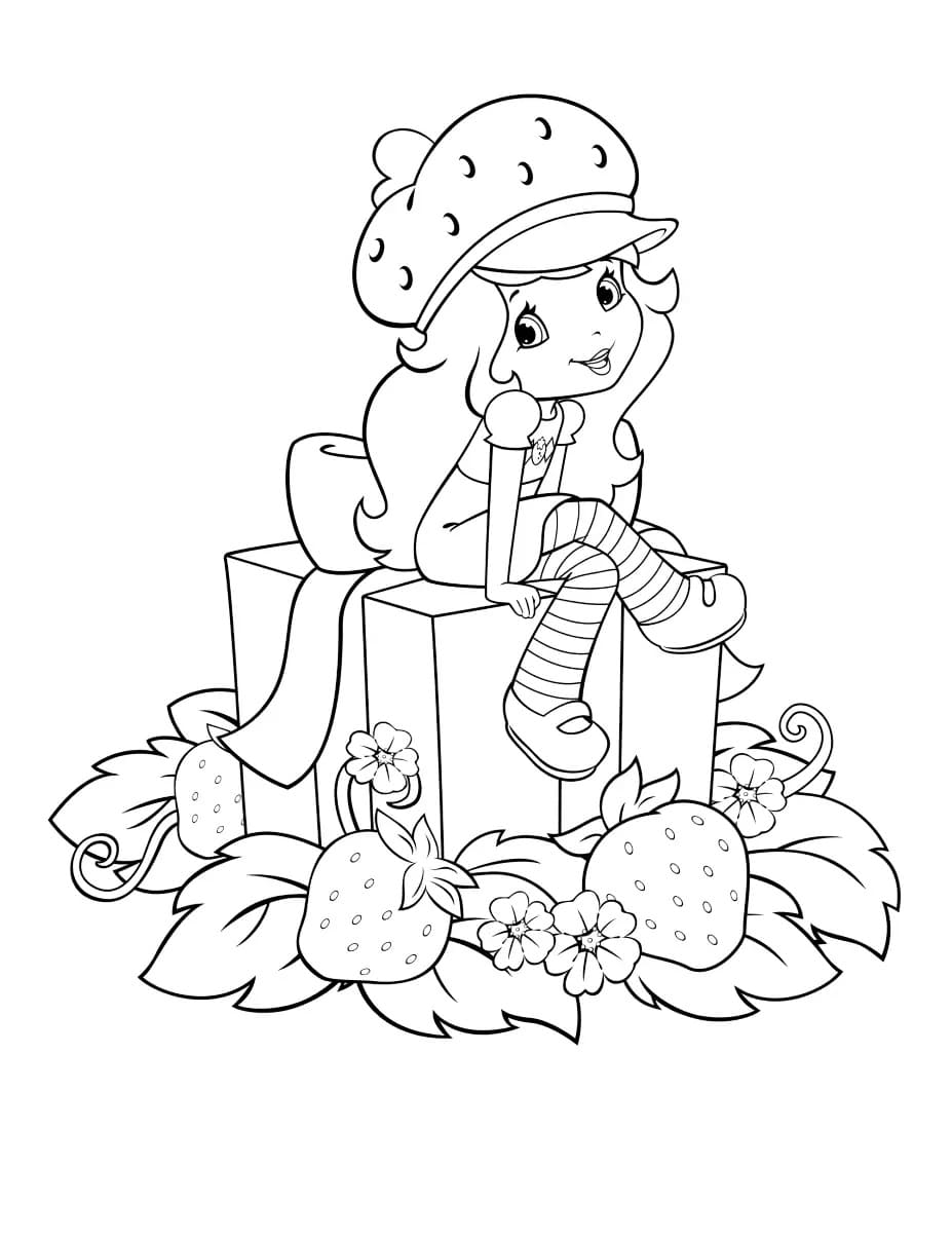 130+ Strawberry Shortcake Coloring Page for Sweet Fun 110