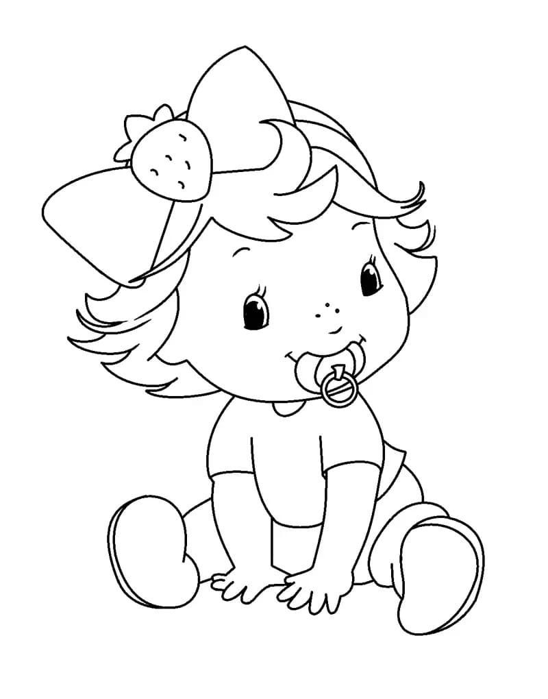 130+ Strawberry Shortcake Coloring Page for Sweet Fun 121