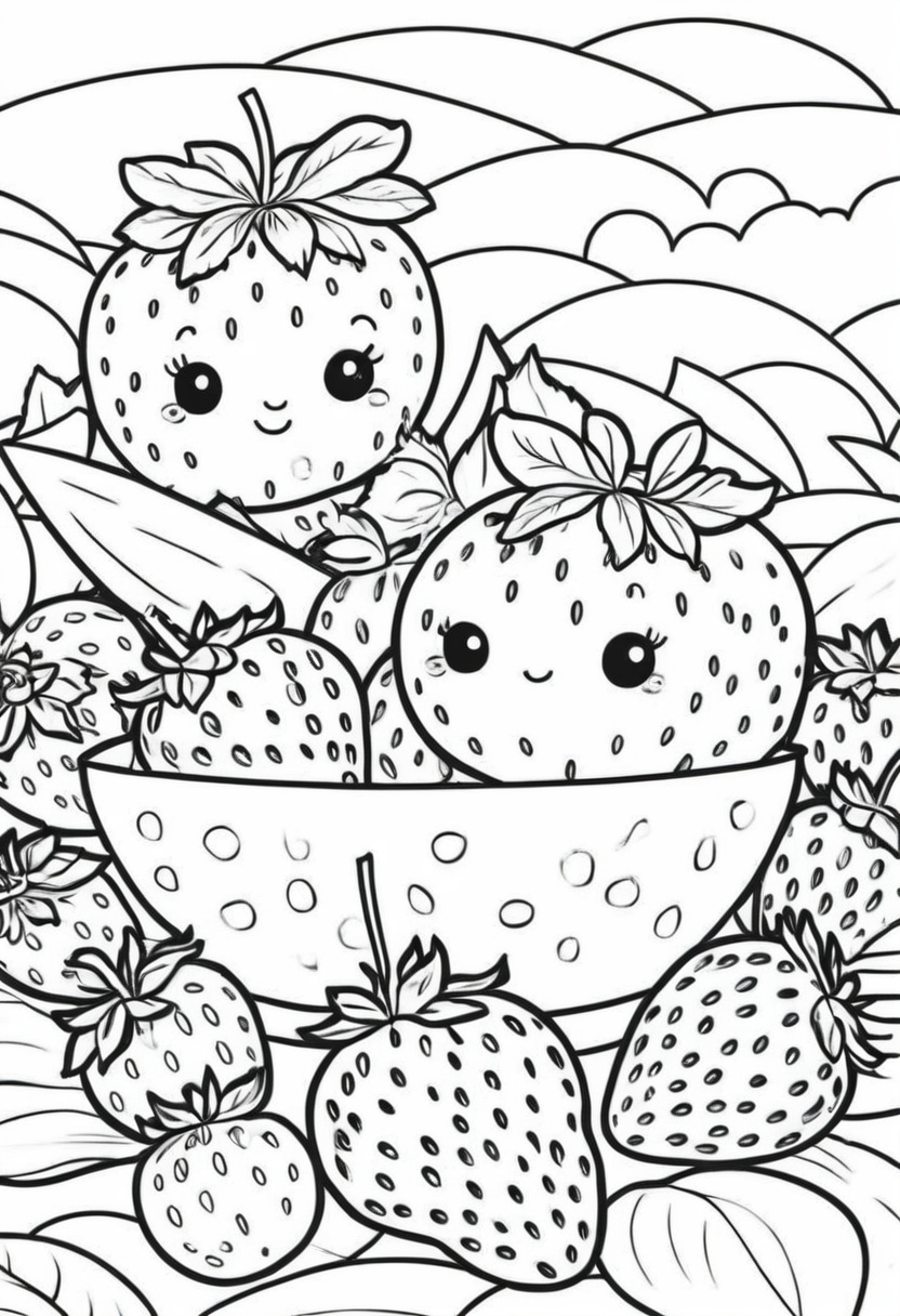 130+ Strawberry Shortcake Coloring Page for Sweet Fun 124