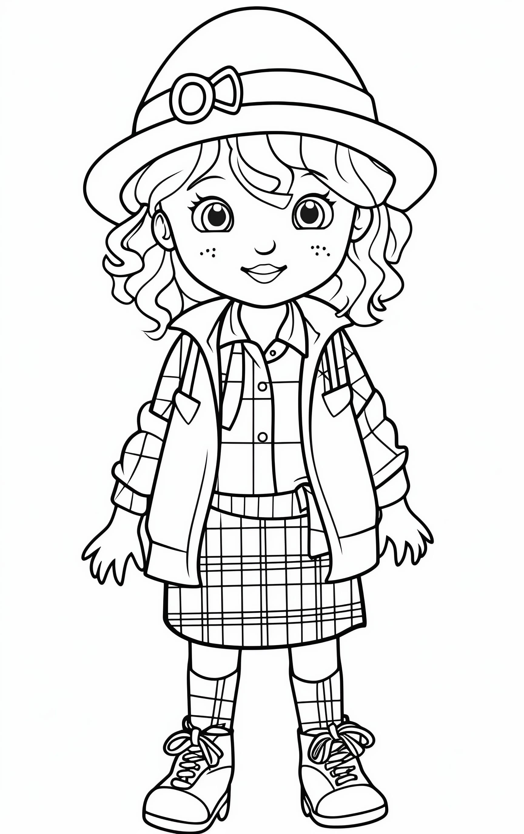 130+ Strawberry Shortcake Coloring Page for Sweet Fun 125