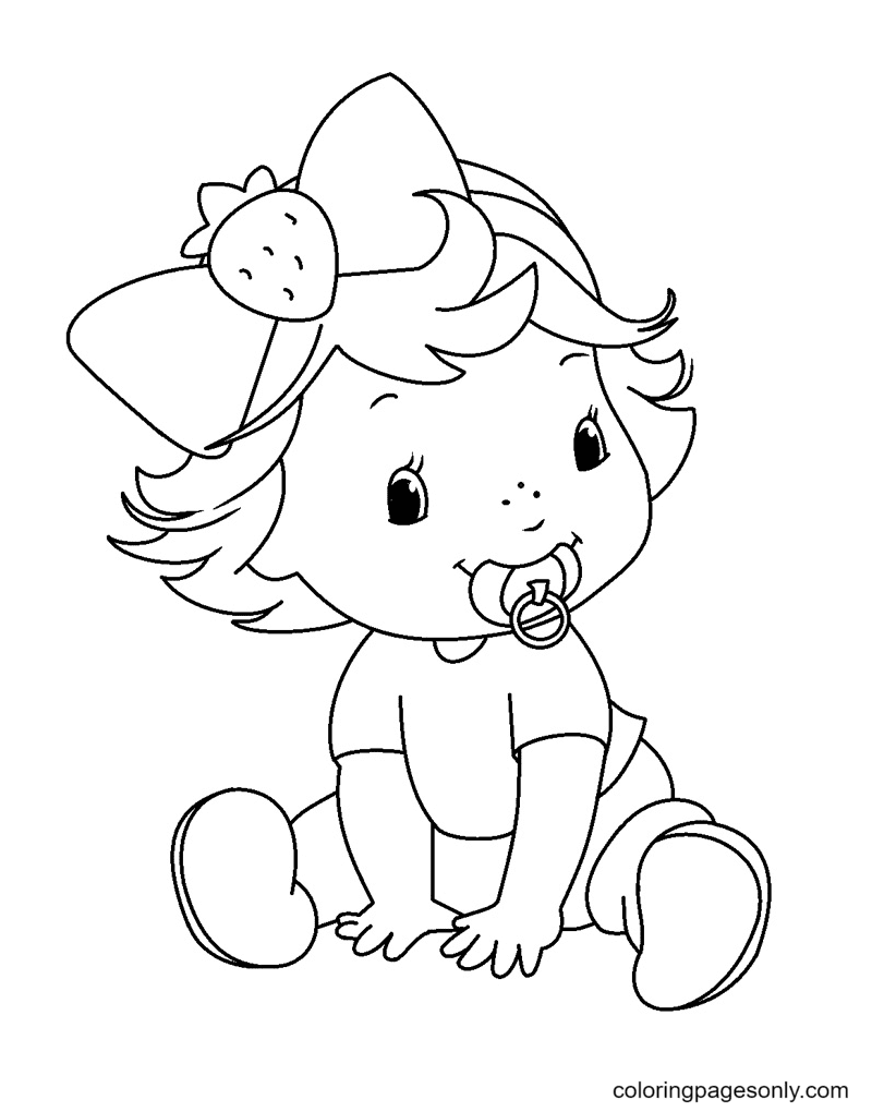 130+ Strawberry Shortcake Coloring Page for Sweet Fun 130