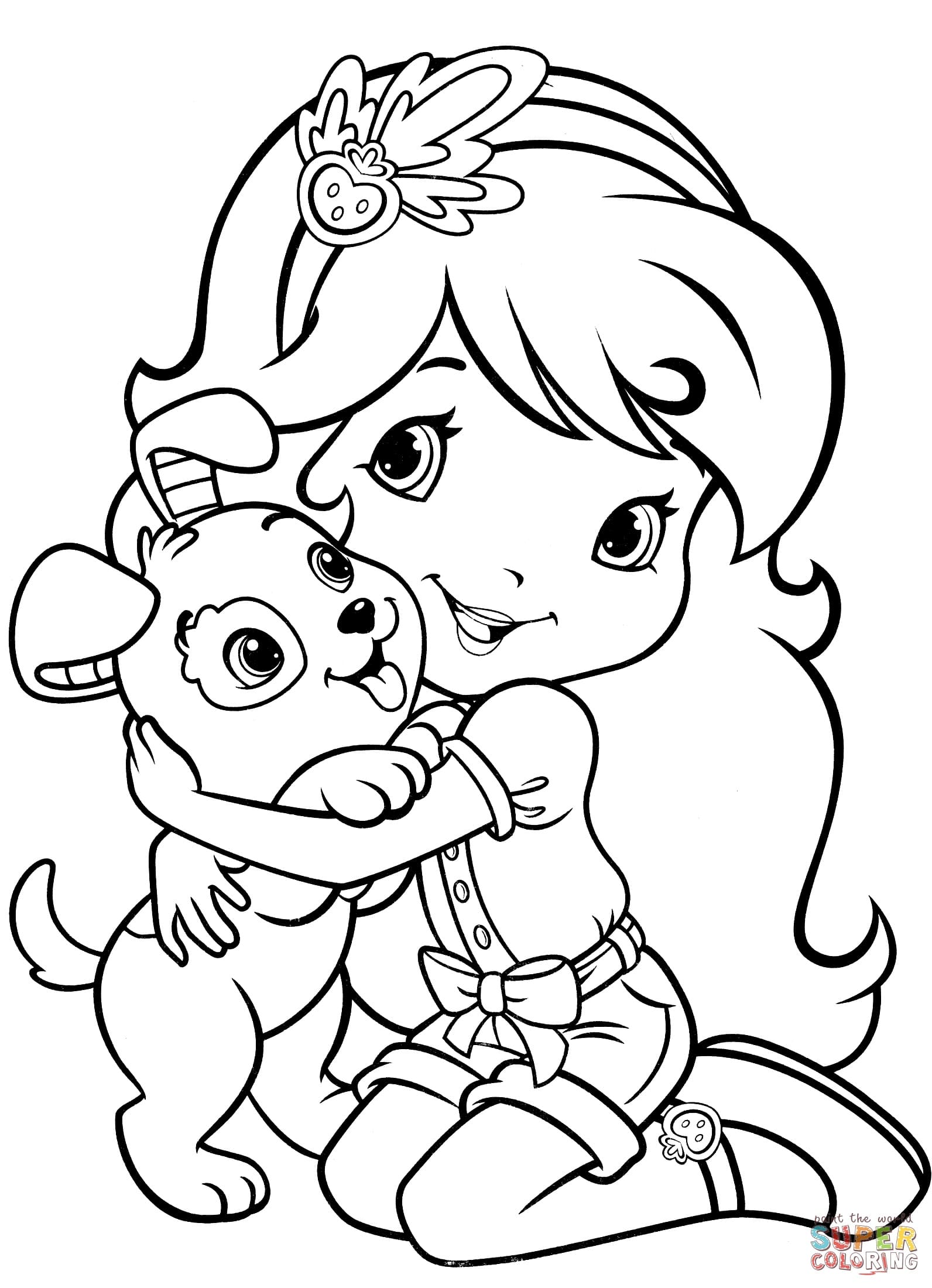 130+ Strawberry Shortcake Coloring Page for Sweet Fun 14