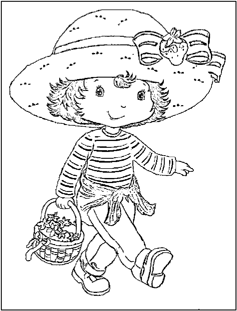 130+ Strawberry Shortcake Coloring Page for Sweet Fun 15