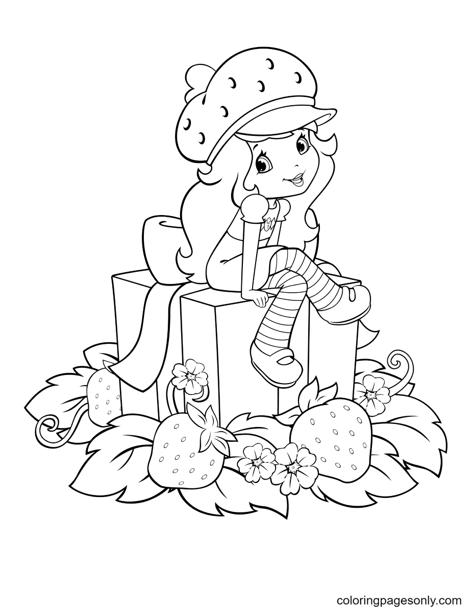 130+ Strawberry Shortcake Coloring Page for Sweet Fun 17