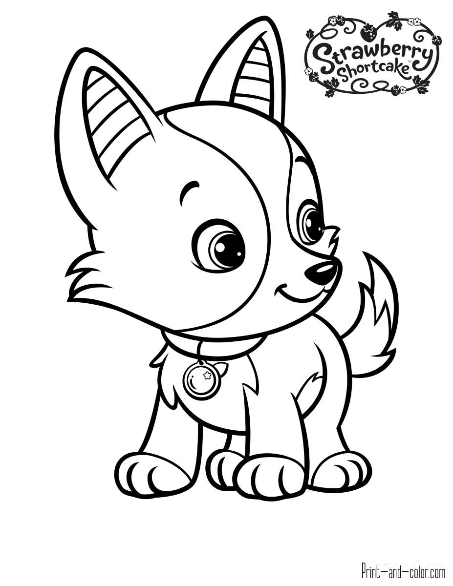 130+ Strawberry Shortcake Coloring Page for Sweet Fun 19