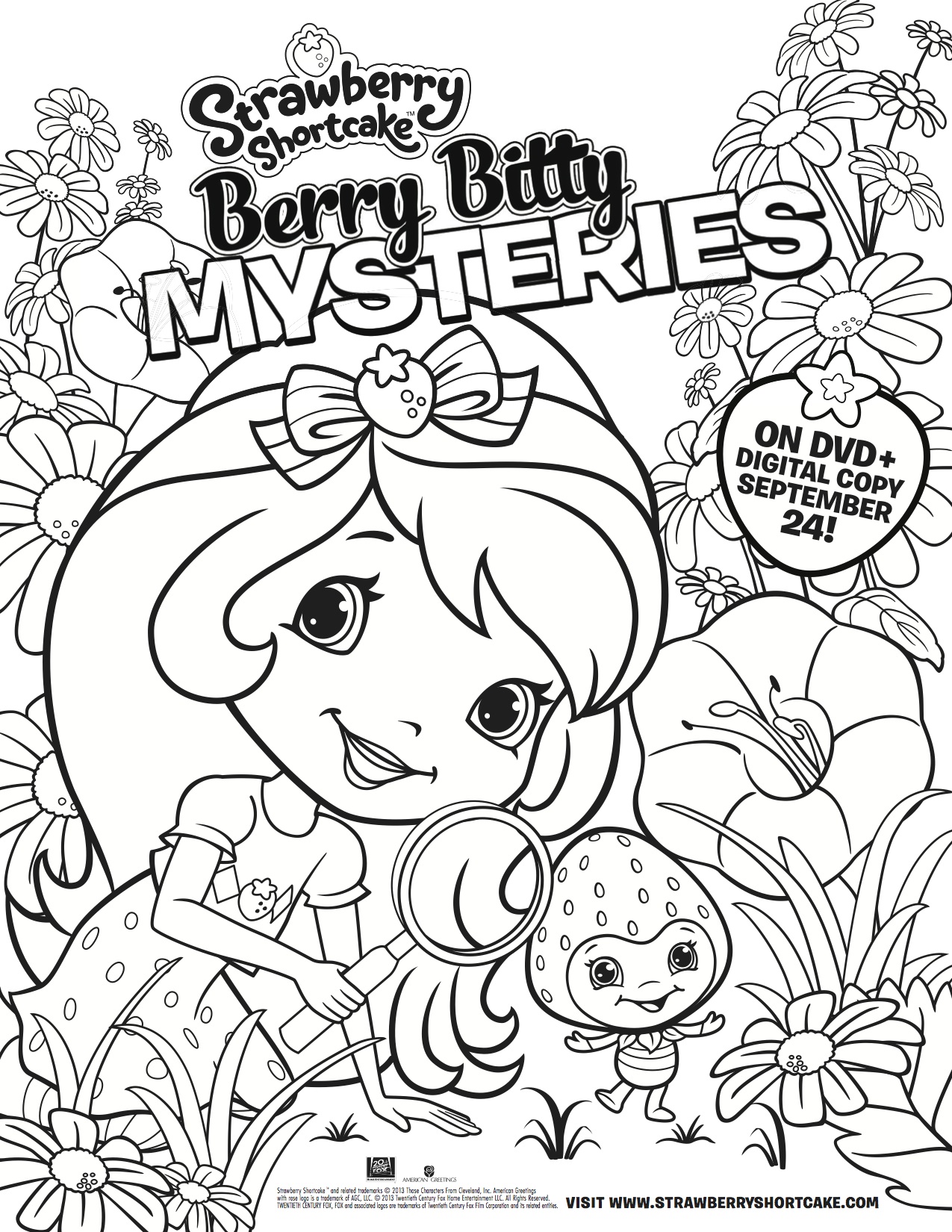 130+ Strawberry Shortcake Coloring Page for Sweet Fun 20