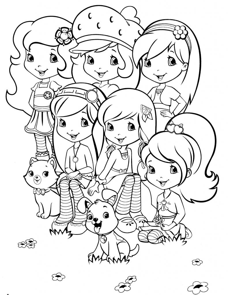 130+ Strawberry Shortcake Coloring Page for Sweet Fun 22