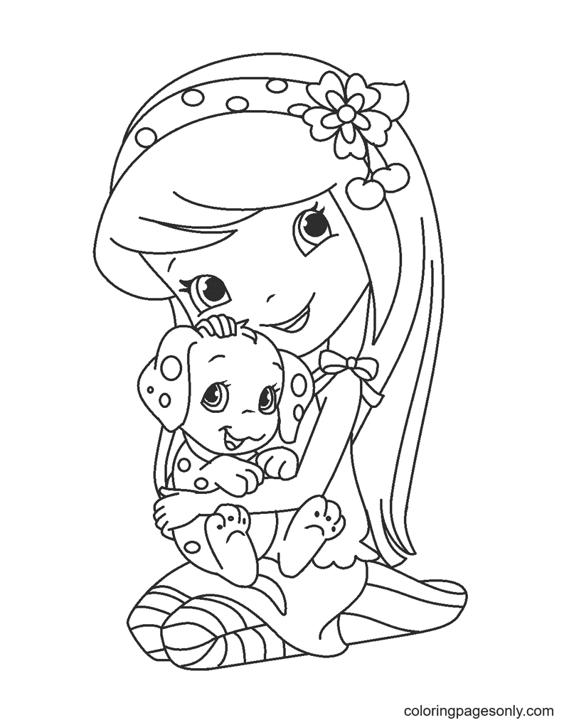 130+ Strawberry Shortcake Coloring Page for Sweet Fun 25