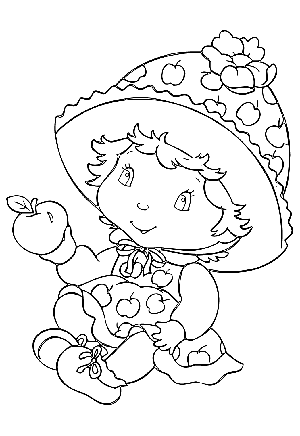 130+ Strawberry Shortcake Coloring Page for Sweet Fun 28