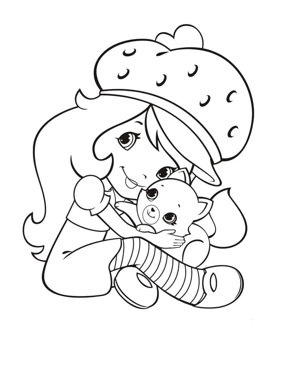 130+ Strawberry Shortcake Coloring Page for Sweet Fun 29