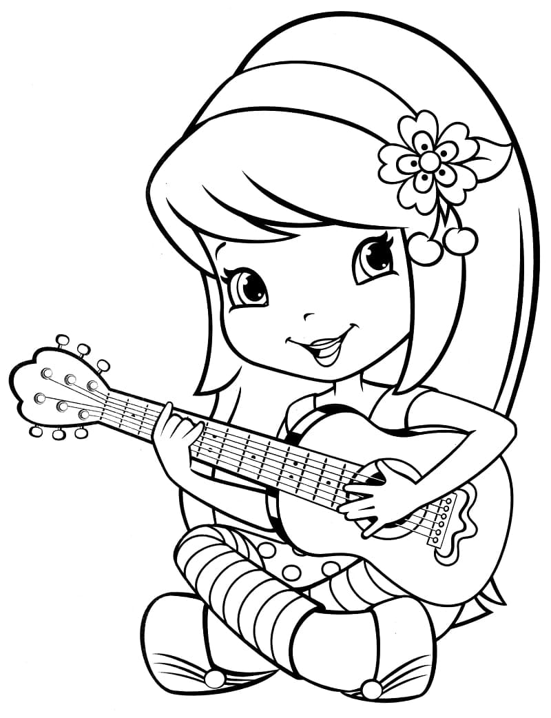 130+ Strawberry Shortcake Coloring Page for Sweet Fun 3