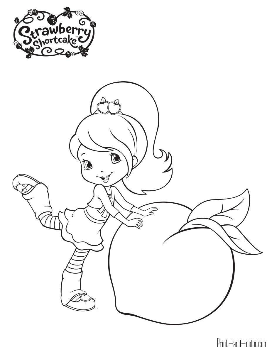 130+ Strawberry Shortcake Coloring Page for Sweet Fun 30