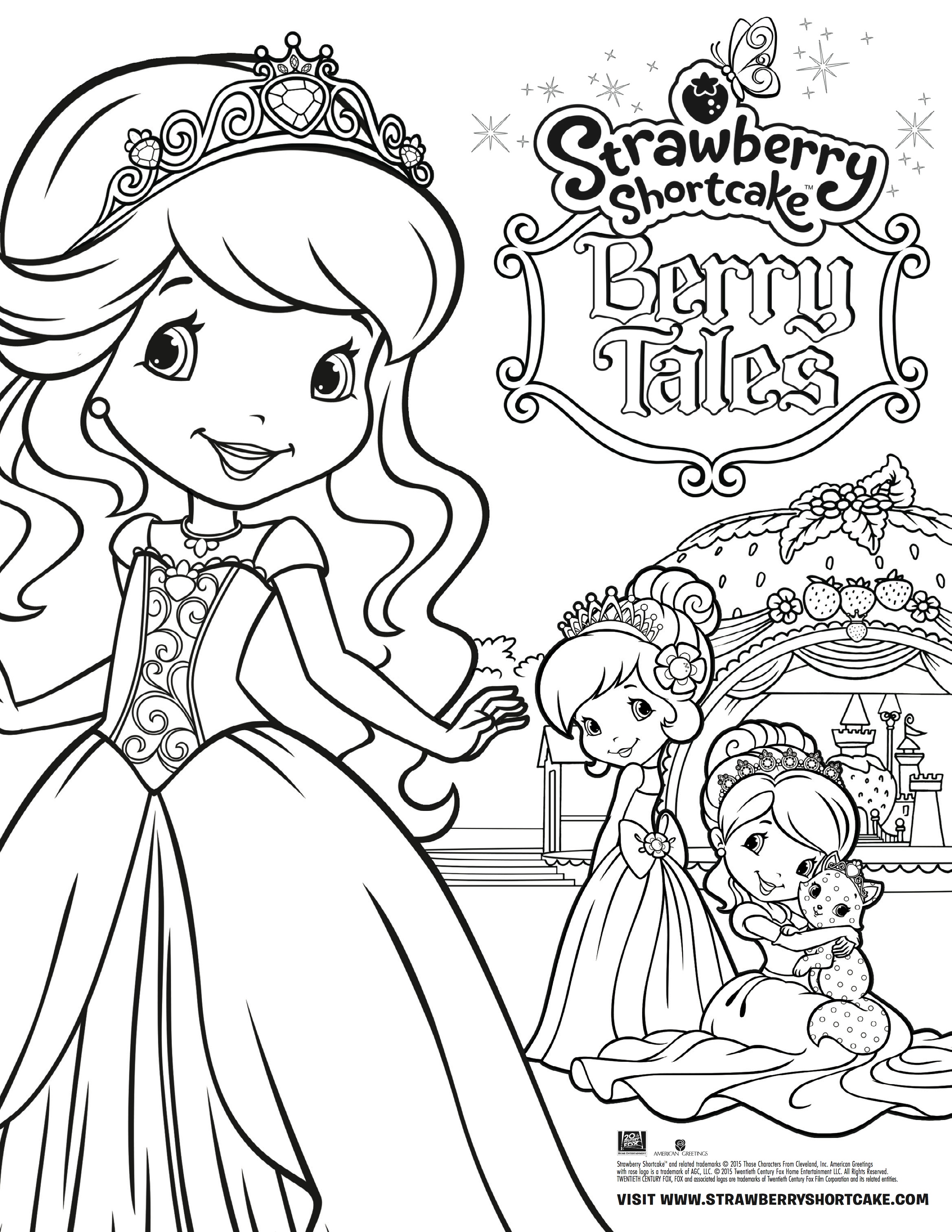 130+ Strawberry Shortcake Coloring Page for Sweet Fun 31