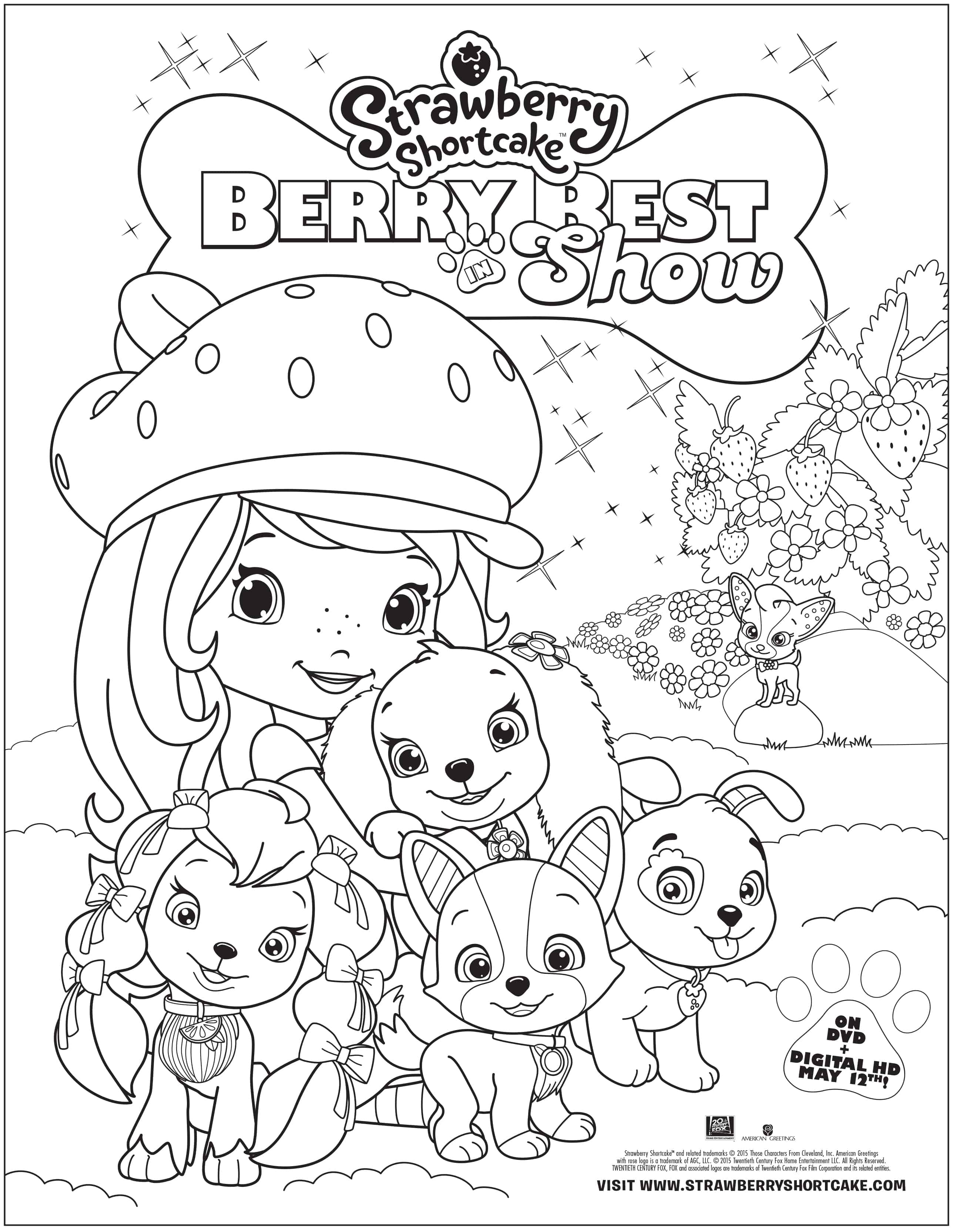 130+ Strawberry Shortcake Coloring Page for Sweet Fun 37