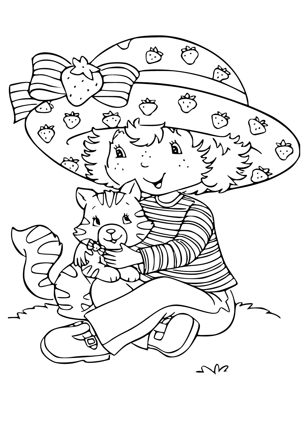 130+ Strawberry Shortcake Coloring Page for Sweet Fun 38