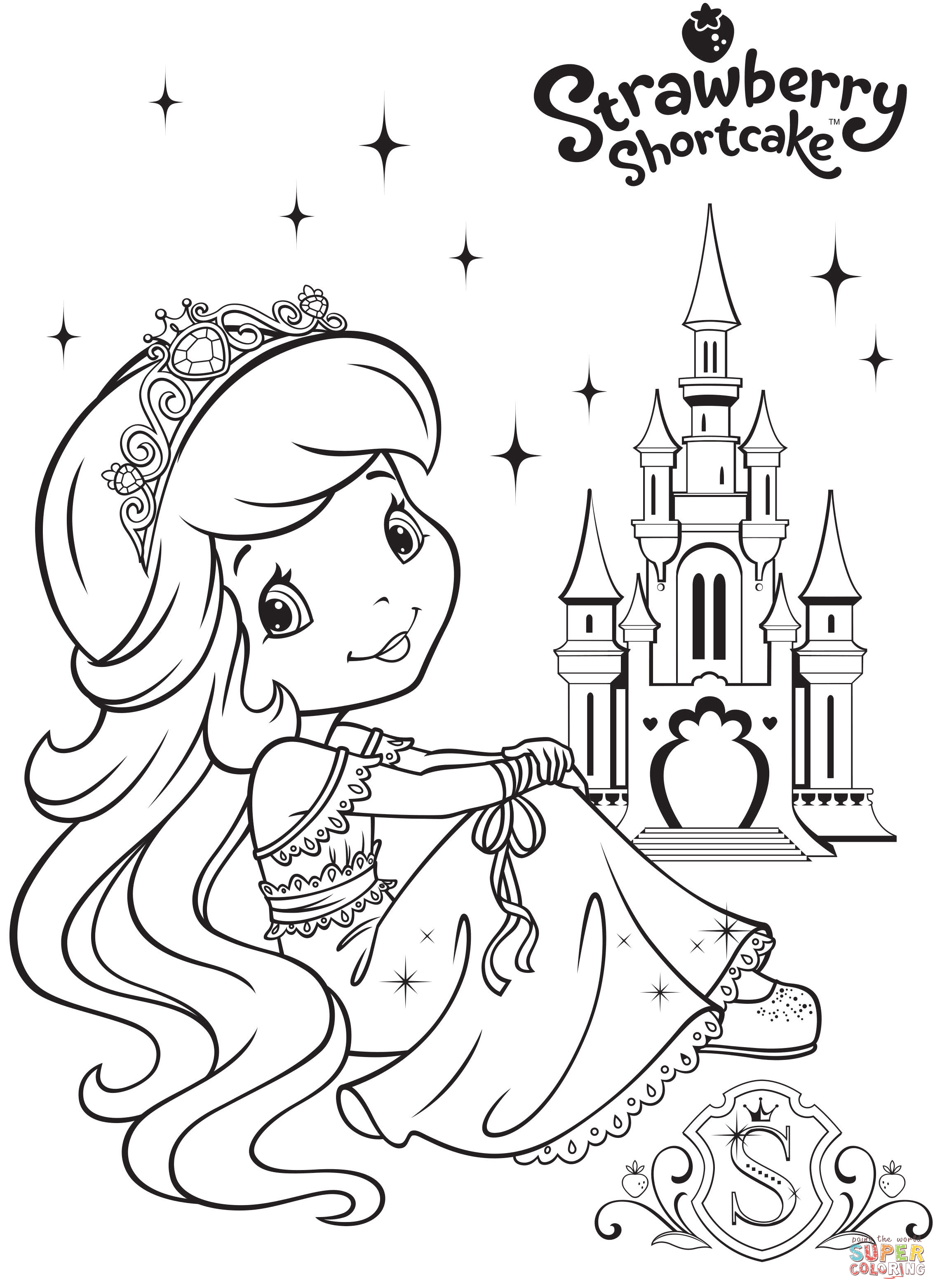 130+ Strawberry Shortcake Coloring Page for Sweet Fun 40