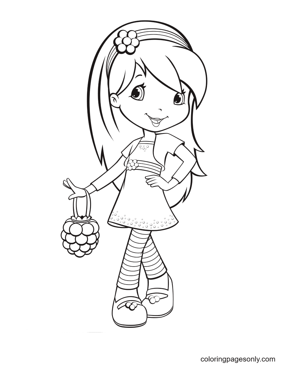 130+ Strawberry Shortcake Coloring Page for Sweet Fun 5