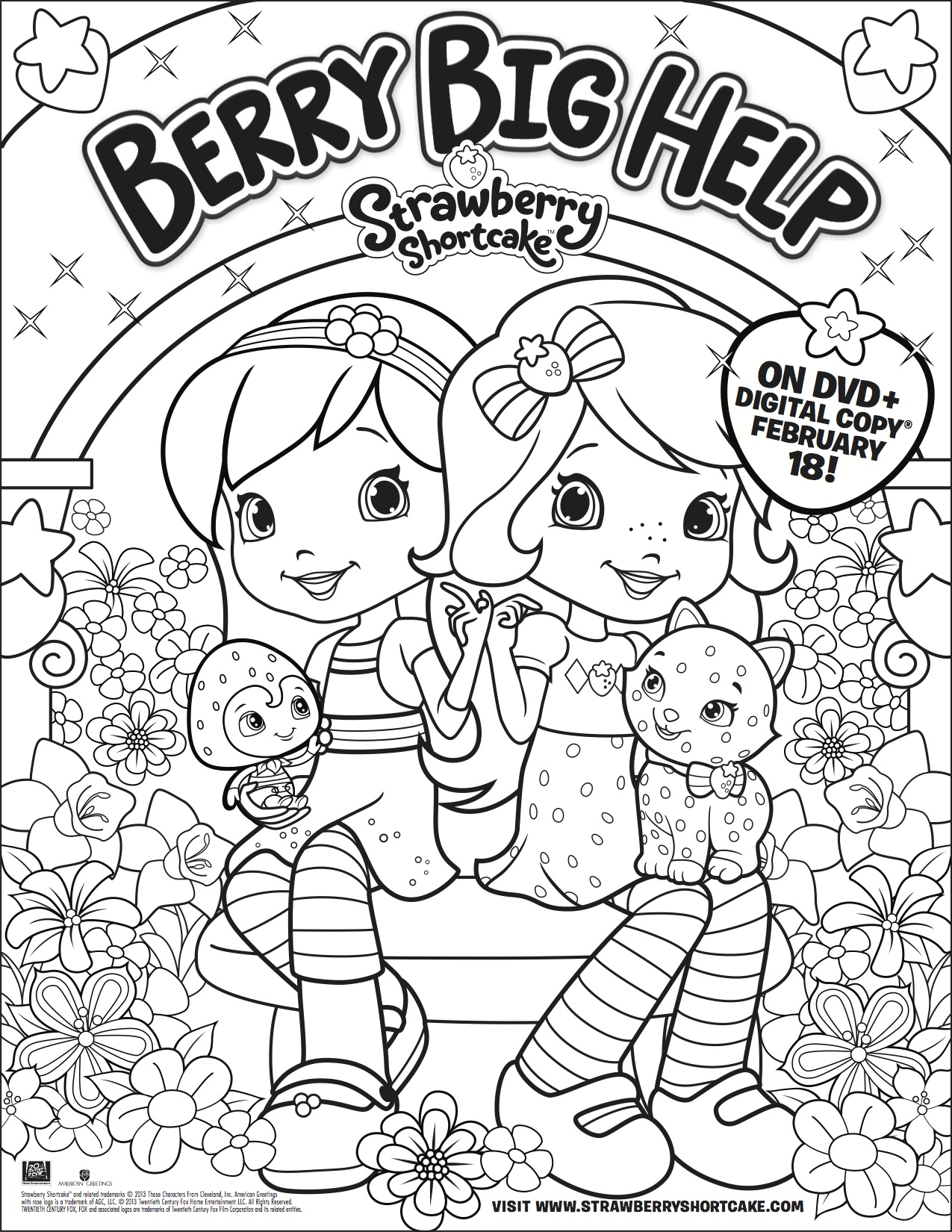 130+ Strawberry Shortcake Coloring Page for Sweet Fun 57