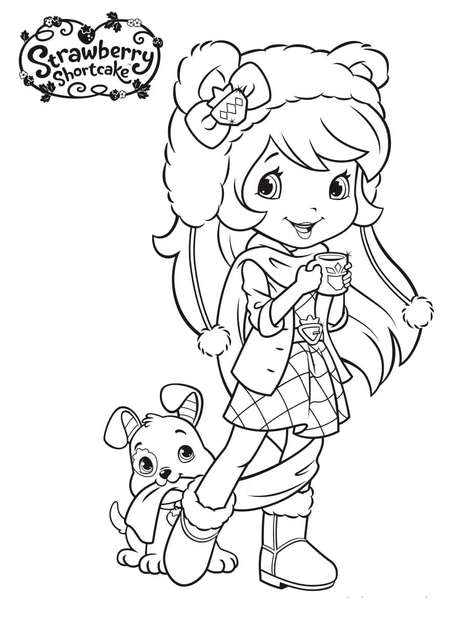 130+ Strawberry Shortcake Coloring Page for Sweet Fun 58