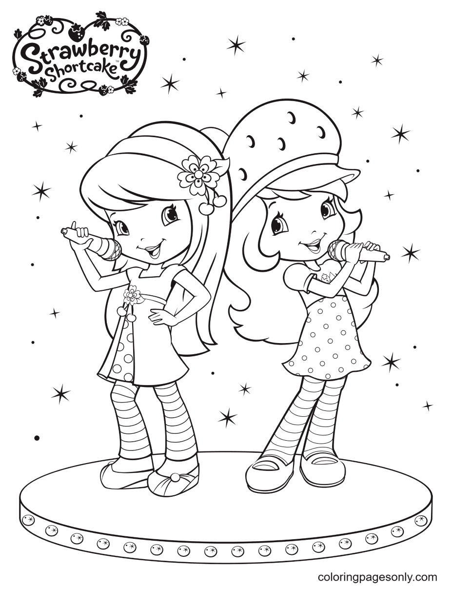 130+ Strawberry Shortcake Coloring Page for Sweet Fun 60