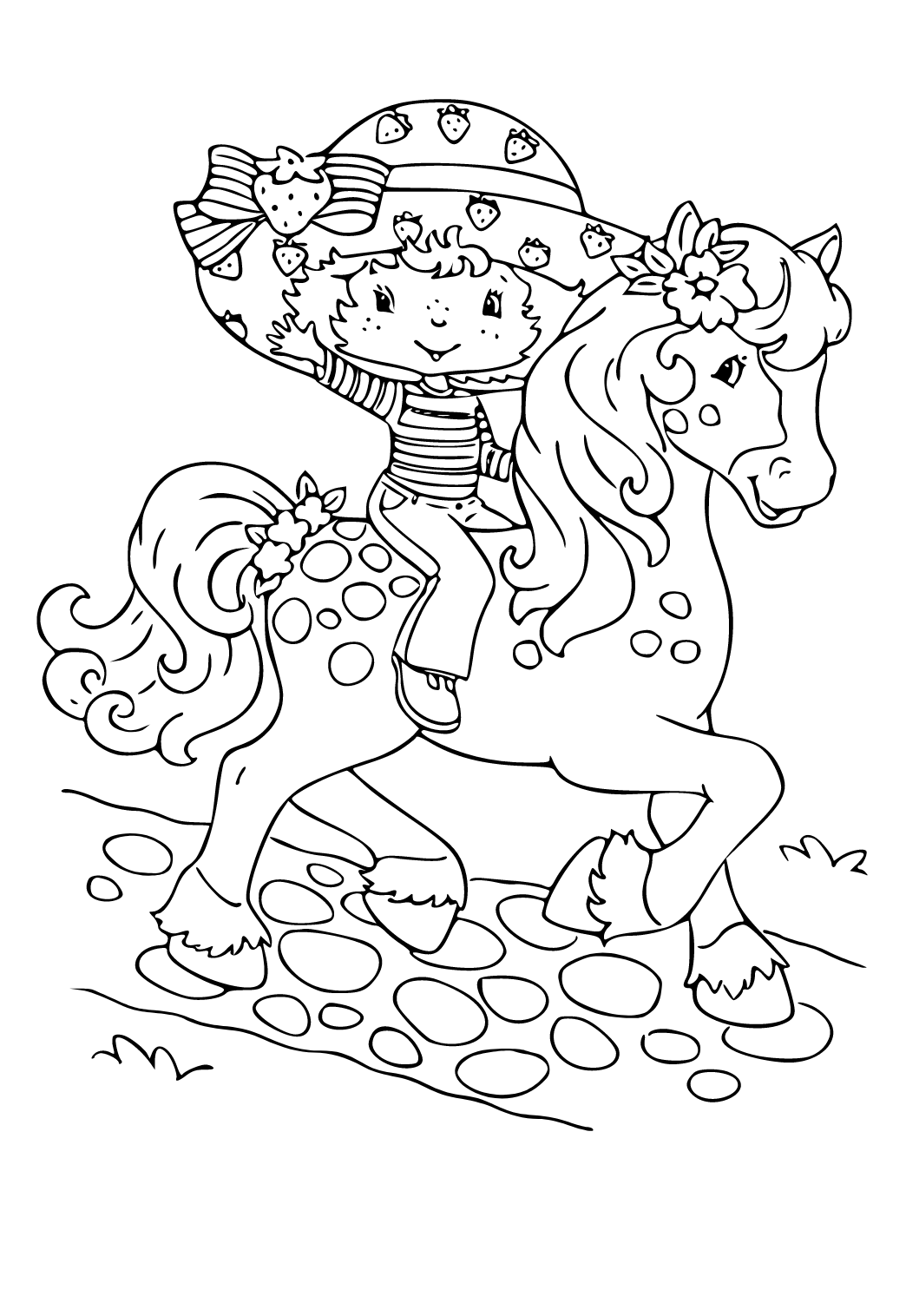 130+ Strawberry Shortcake Coloring Page for Sweet Fun 62