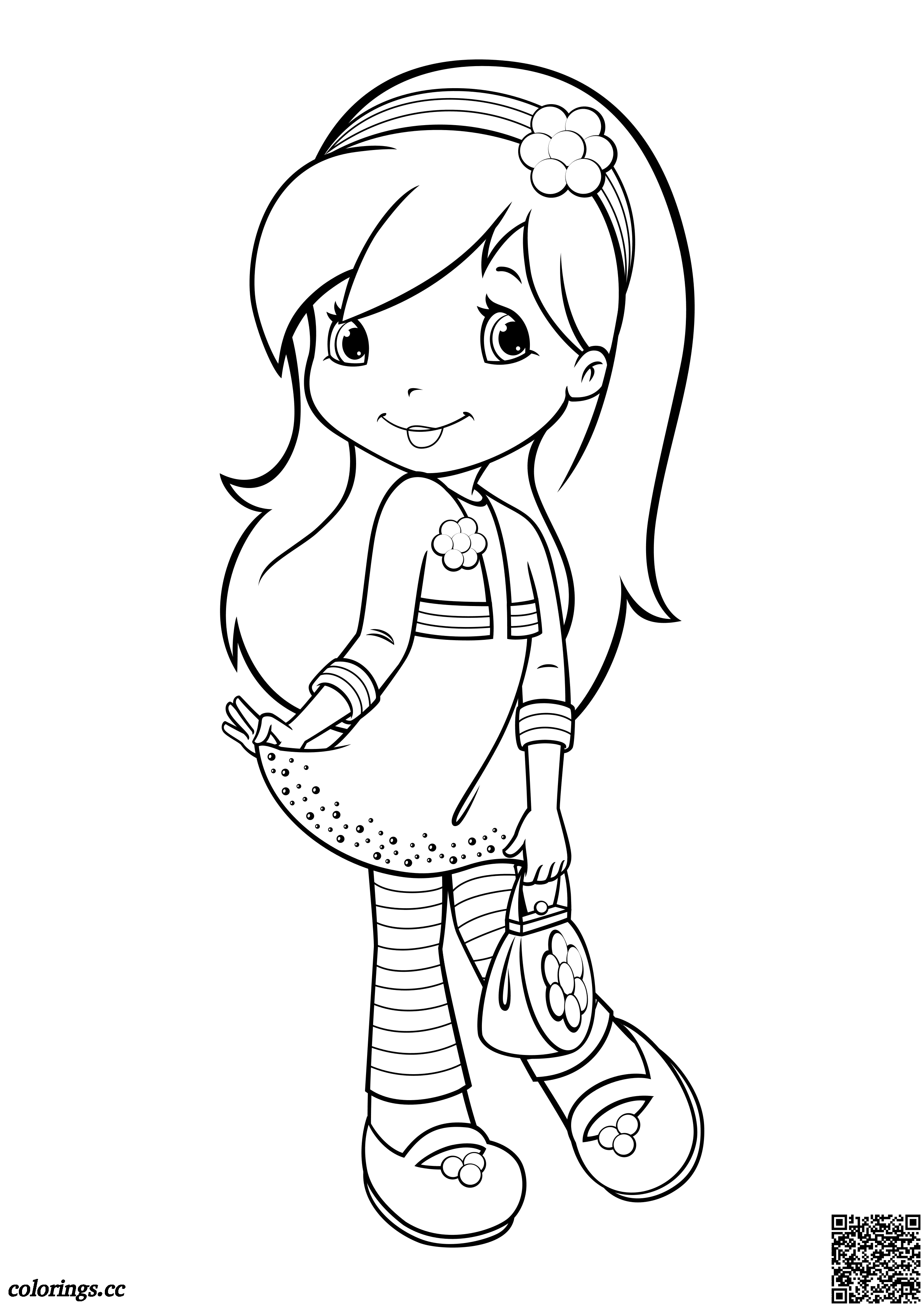 130+ Strawberry Shortcake Coloring Page for Sweet Fun 64