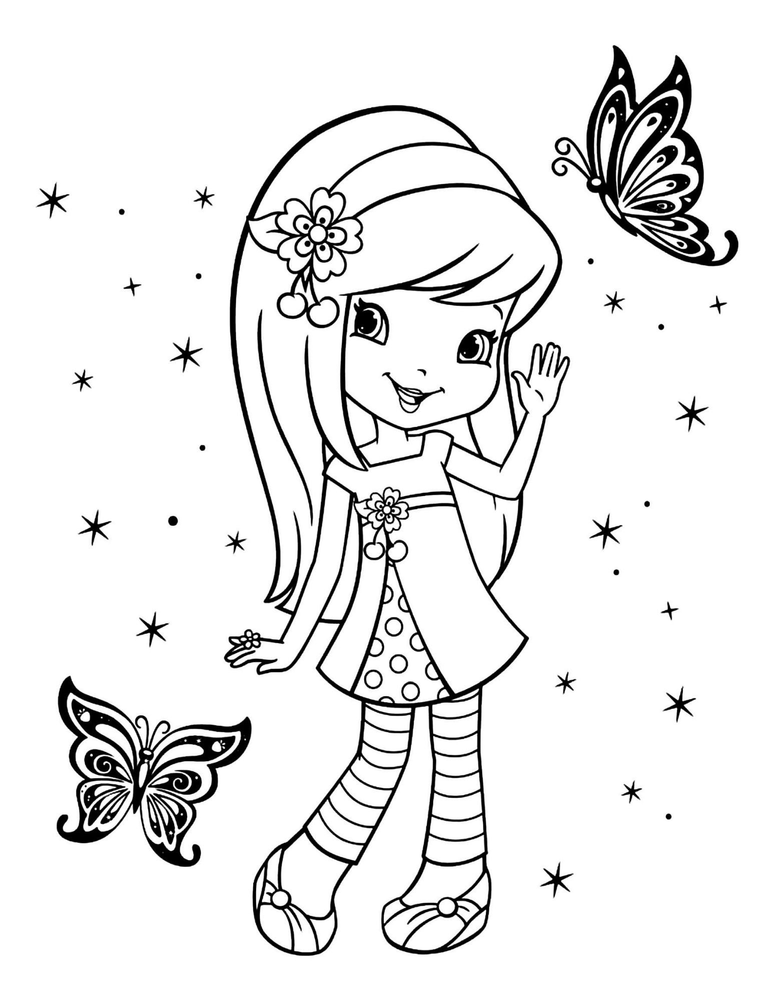 130+ Strawberry Shortcake Coloring Page for Sweet Fun 65