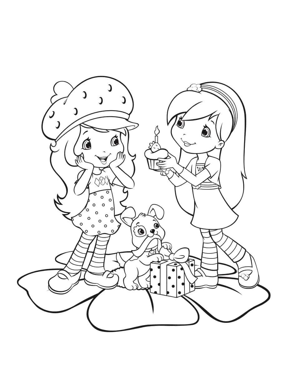 130+ Strawberry Shortcake Coloring Page for Sweet Fun 69