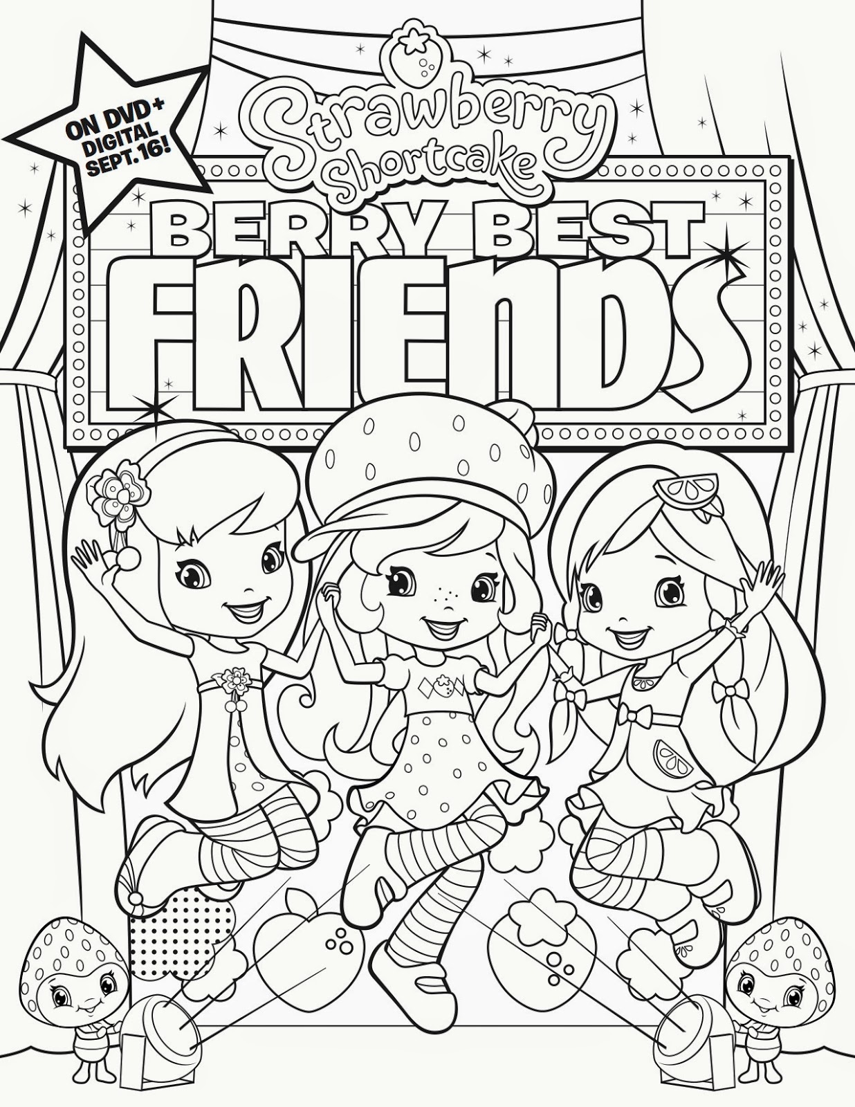 130+ Strawberry Shortcake Coloring Page for Sweet Fun 78