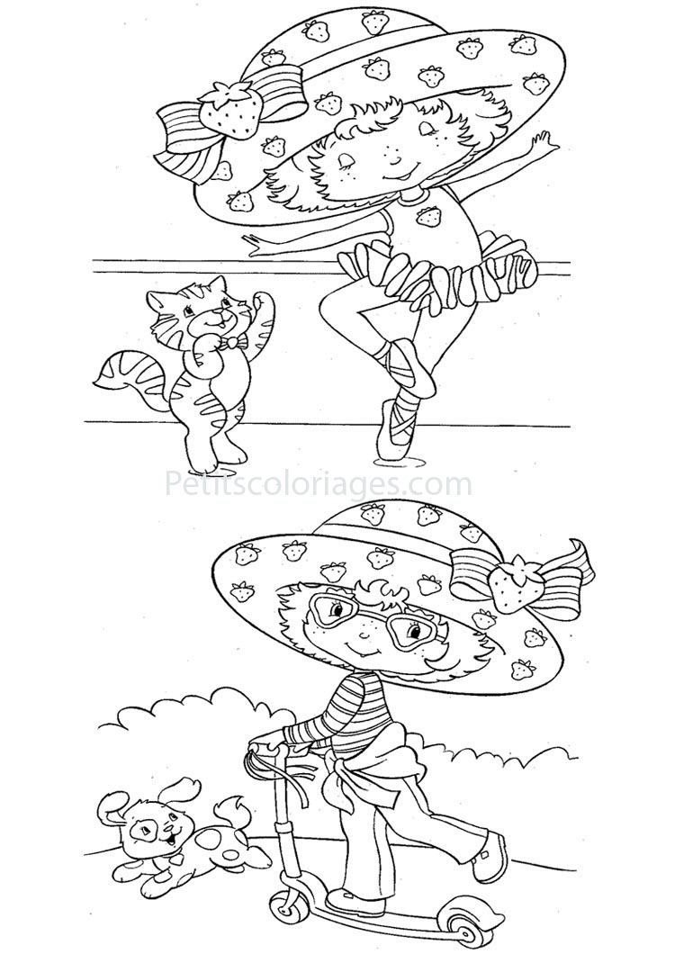 130+ Strawberry Shortcake Coloring Page for Sweet Fun 83